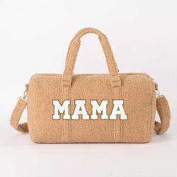 Winter Soft Teddy Duffle Bag Shoulder Large Plush Travel Bag Weekend Overnight Fluzy Fluffy Sherpa Hand Bag Travel Duffel Bag
