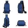 ZF043 New PU Men Waterproof Wear Shoulder Bag Sports Leisure Crossbody Bag Fashion Password Lock Motorcycle Bag USB Interface