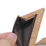 Slim Wallet with Money Clip RFID Blocking Card Mini Bifold Men, Vegan Leather Cork Front Pocket Wallet