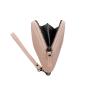 Luxury genuine cowhide leather long purse custom logo woman wallet with wristband rfid protection