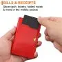 Customized Wallets Front Pocket Minimalist Leather Slim Wallet RFID Blocking Credit Card Case with ID Window