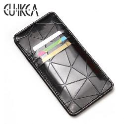 HF009 CUIKCA Men's Wallet Magic Wallet Long Purses ID Card Holder Creative Diamond-shaped Magic Money Clip