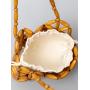 Special Small Women Handbags Wooden Bead Purse Ladies Casual Shoulder Crossbody Handbags Bucket Clutch Bag Wholesale