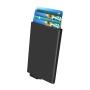 Designer metal credit card holder ultra slim aluminium card holder business metal cash holder