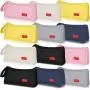 Gelory Zipper Pencil Case Office Supplies Stationery Organizer Oxford Cloth Pencil Pouch Bag
