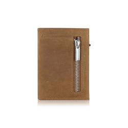 New Designer Wallets Pop Up Wallet with RFID Blocking Minimalist Slim Credit Card Holder Zipper PU Wallet Case with Coin Pocket