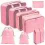 OEM Lightweight Expandable Luggage Suitcase Travel Organizer Bags 9 Set Compression Packing Cubes for Suitcases