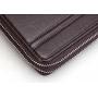 ZF219 Explosive PU Leather Men Wallet Long Zipper Clutch  Phone Bag Casual Double Zipper Business Clip Case Card Case