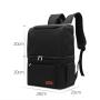 Double Layer Insulation Cooler Bag Waterproof Outdoor Picnic Backpack Oxford Cloth PEVA Large Capacity Food Carrying Back Pack