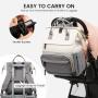 LOVEVOOK Diaper Bag Backpack Baby Bag with Changing Station Large Capacity Diaper Backpack for Mom Dads Waterproof Mommy Bag