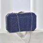 New double sided rhinestone dinner bag high-end dress diamond lady bag bridesmaid bride clutch crossbody bag wholesale