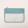 Wholesale flat candy color clear pouch blank clear zipper transparent makeup bag ladies pouch cosmetic travel pvc cosmetic bag