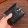 Wholesale of men's PU leather wallets Short style hot-selling card holders. Fashionable foreign trade men's money clips