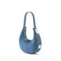 Fashion Luxury Classic Denim Fabric Women Handbags Washable Pu Veagn Leather Stylish Hobo Bags Custom Logo Ladies Shoulder Bag