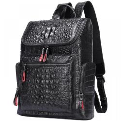Crocodile shine backpack Latest fashion Alligator patterned backpack for men