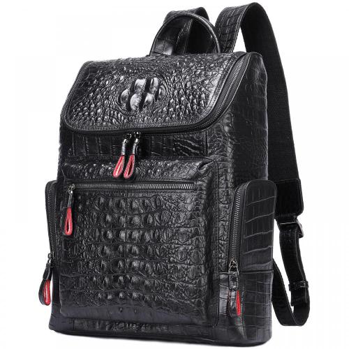 Crocodile shine backpack Latest fashion Alligator patterned backpack for men
