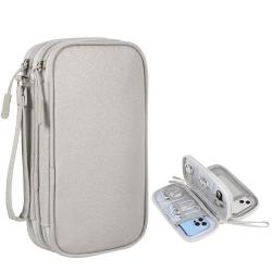 KBW669 Customizable Logo Charging Treasure Data Cable Storage Bag Mobile Power Cloth Bag Hard Box Cell Phone Protective Cover