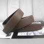 Custom Designer Luxury High Quality Genuine TOGO Cowhide Leather Waist H Belts For Men With Removable Prong Buckles Famous Brand