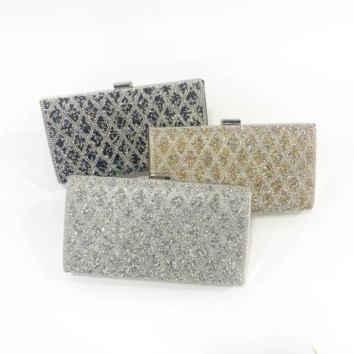 New Diamond Handheld Dinner Bag for Women in Europe and America Retro Luxury Full Diamond Princess Bag Evening Bag
