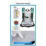 Men Outdoor Backpack Travel Pack Sports Bag Waterproof Durable Trekking Rucksack Climbing Camping Backpack for Male Women