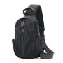 Small Crossbody Shoulder Bag Daypack Cycling Walking Waterproof Sling Chest Bag with USB Charging Port