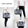 BSCI Custom Logo Collapsible Dual Compartment Large Thermal Cooling Bag Soft Leakproof Reusable Cooler Bag