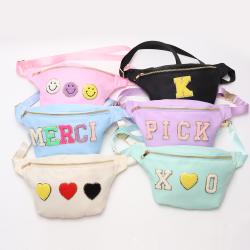 Hot Sale Trending Latest Design Bright Running Waterproof Fitness Luxury Designer Waist Fanny Pack For Kids