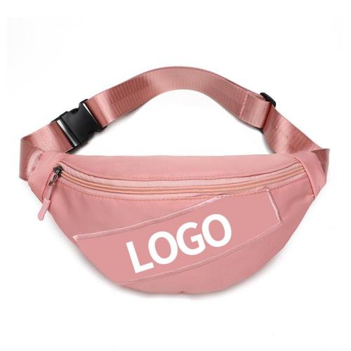 custom logo luxury fashion outdoor multifunctional cross body sling black waist bag waterproof fanny pack for women