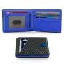 RFID Blocking Leather Slim Wallet for Men Bifold Minimalist Front Pocket Mens Money Clip Wallet