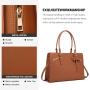 LOVEVOOK New Style Fashion Ladies Handbag Set Office Work Shoulder Tote Computer Bags Pu Leather Women Laptop Briefcase with USB