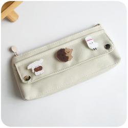 BD054 Multi-functional ins Portable Pencil Box Simplicity Student Stationery Bag New Fashion Large Capacity Pencil Case