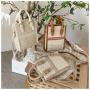 ZR946 Women Bag Handbag Fashion Woven Straw Summer Messenger Shoulder Crossbody Bag Girls Lady Beach Tote Bag Summer Vacation