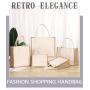ZR892 ECO Laminated Jute Canvas Bag Burlap Reusable Linen Beach Bag Hessian Shopping Tote Bags Custom Logo Advertising Gift