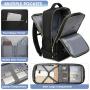 Custom Fashion Quilted Backpack Preppy College School Daypack Travel Commute Knapsack Laptop Bag With USB Charging