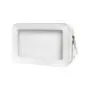 Clear Makeup Case Toiletry Bag Multipurpose Travel Makeup Train Case Portable Cosmetic Organizer Transparent Storage Bag White