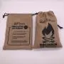 Custom Logo Printed Burlap Hessian Coffee Christmas Gift Drawstring Jute Gunny Pouch Brown Cotton String Jute Bag