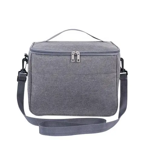 Portable Lunch Bag Food Thermal Box Durable Waterproof Office Cooler Lunchbox with Shoulder Strap Picnic Bag for Couples