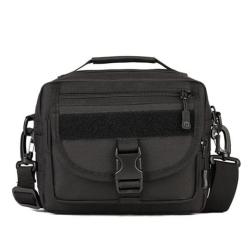 Unisex Small Polyester Zippered Hanging Bag Tactical Outdoor Camping Waist Tool Kit Accessory Pillow-Shaped Mobile Phone Bag
