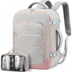 LOVEVOOK30L Travel Backpack Personal Item CarryOn Backpack Flight Approved 17in Laptop Weekender Travel Overnight Daypack Unisex