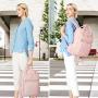 LOVEVOOK Multiple Pockets Casual 15.6" 17" Oxford Laptop Backpacks Water Resistant College School Book bag Women Travel Backpack