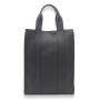 Woman Laptop Tote Bag, Genuine Leather Simple Shipping Bag Large Work Bag Purse With Long Handle