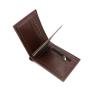 ZX003 Tri-fold Frosted Men's Wallet Leather Business Wallet Multicolor Slim Money Clip Short Multi-card Soft Coin Wallet For Men