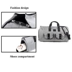 High Quality Fashion Business travel bag custom logo Convertible Foldable Garment Bag Travelling Waterproof Oxford Suit bag