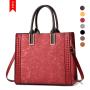 Factory Direct Wholesale Oem Bolsos Purses And Handbags Print Flower  Crossbody Bag Pu Women'S Tote Bags