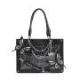 The New 2024 Tote Underarm Shoulder Summer Black High Capacity Commuting Fashion Trend All-In-One Handbag