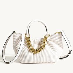 Popular Bag Female 2024 New Cloud Bag Female Folds Senior Sense Crossbody Handbag Explosion Bag