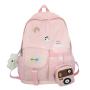 Big capacity boys girls bookbag travel laptop bag custom pin display school backpack
