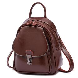 Fashion Handmade New Real Leather Backpack Retro Genuine Natural Cowhide Leather Vintage backpack Casual Work Laptop Bags