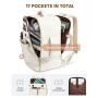 LOVEVOOK wholesale bags Suitcase with 3 Packing Cubes 40L large carry on Flight Approved weekender travel backpacks women men