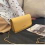 2024 Summer Women's Bag New Korean Fashion Single Shoulder Cover  Girl's Bag  Chain Square Messenger Ladies Bag